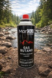 Cartucho de gas butano 227grs venta por pack de 4 Unidades (GBU-227)