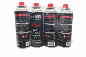 Cartucho de gas butano 227grs venta por pack de 4 Unidades (GBU-227)