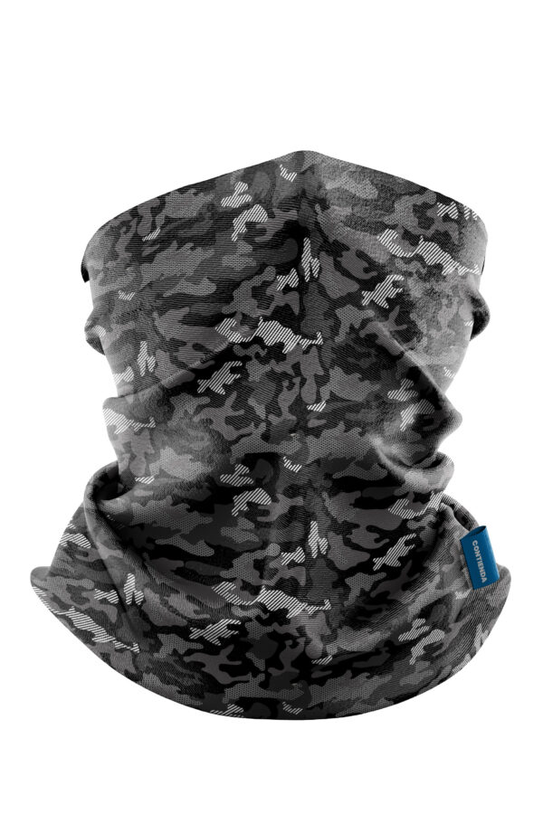 Contienda-cuello-camuflado grey-1 Cuello Adulto Microfibra Contienda