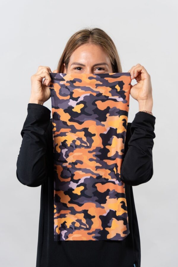 Cuello Camuflado Ámbar Microfibra (1) Cuello Adulto Microfibra Contienda