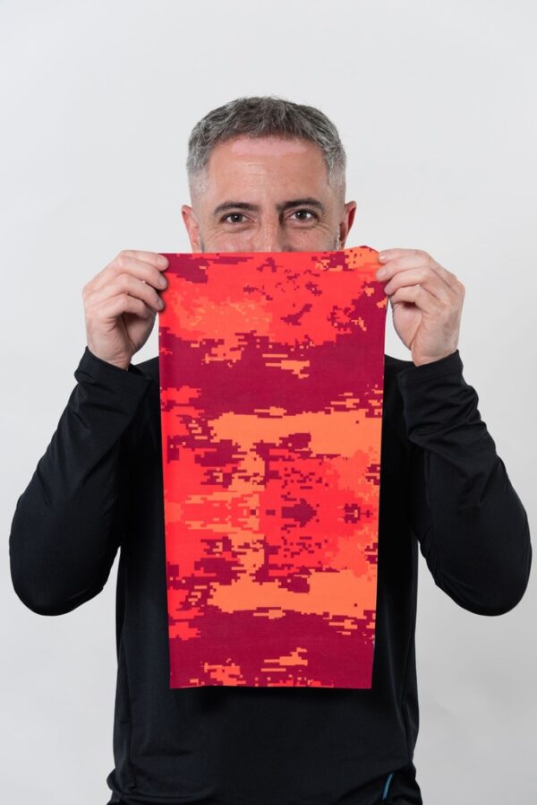 Cuello Destroy Rojo Microfibra Cuello Adulto Microfibra Contienda