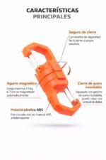 Mosquetones magnéticos multiuso soporta 5 kg. (FT-335)