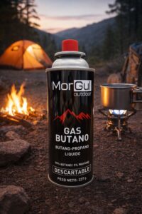 Cartucho de gas butano 227grs venta por pack de 4 Unidades (GBU-227)