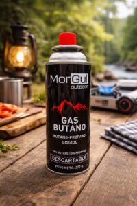 Cartucho de gas butano 227grs venta por pack de 4 Unidades (GBU-227)