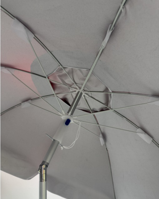 Sombrilla mástil de aluminio, protección UV 2 mts (SOM-4-3 V) Ingreso estimado 20/09