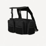 MOCHC-N Mochila de cordura acolchada con bolsillos para caja de pesca 3 en 1 (MOCHCA-N y V)