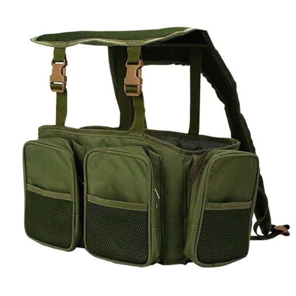 Mochila de cordura acolchada con bolsillos para caja de pesca 3 en 1 (MOCHCA-N y V)