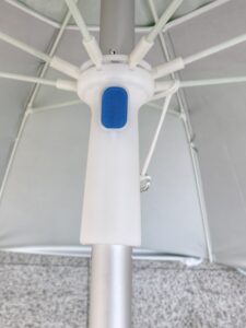 Sombrilla mástil de aluminio, protección UV 2 mts (SOM-4-3 V) Ingreso estimado 20/09