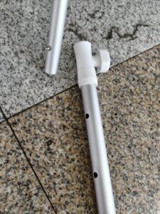 Sombrilla mástil de aluminio, protección UV 2 mts (SOM-4-3 V) Ingreso estimado 20/09