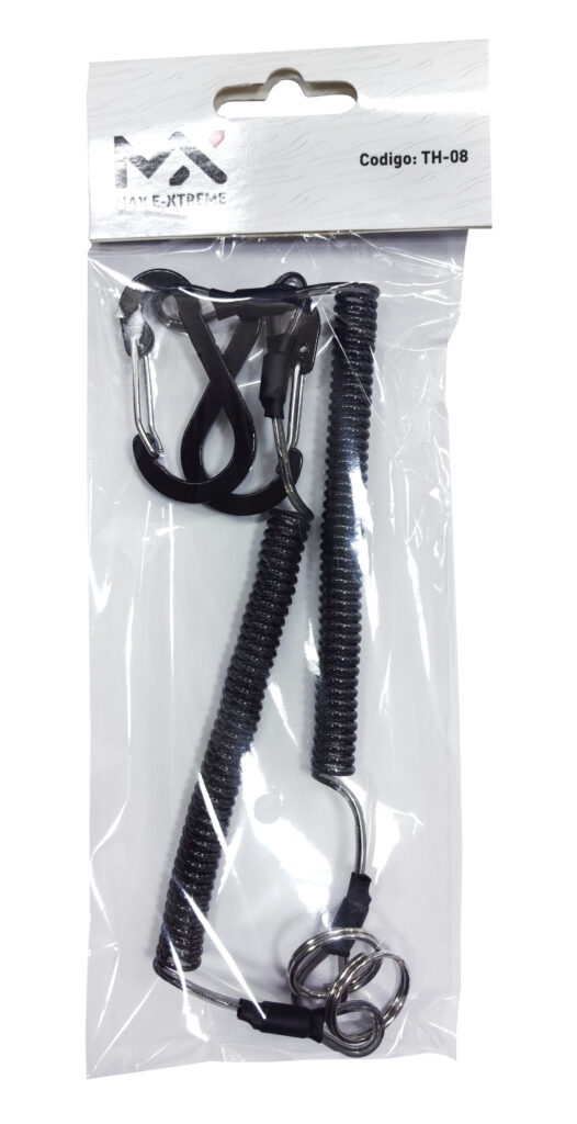 Cuerda elástica para herramientas con mosquetón x 2 unidades (TH-08)