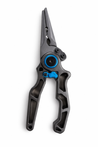 Pinza de pesca de aluminio alta resistencia con soporte de plástico para cintura (TQ-22)