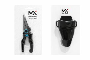 Pinza de pesca de aluminio alta resistencia con soporte de plástico para cintura (TQ-22)