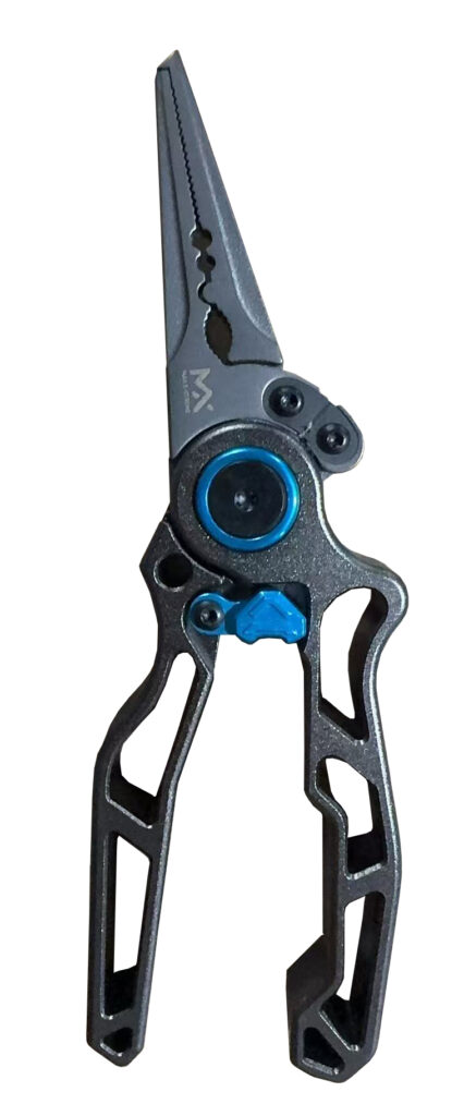 Pinza de pesca de aluminio alta resistencia con soporte de plástico para cintura (TQ-22)