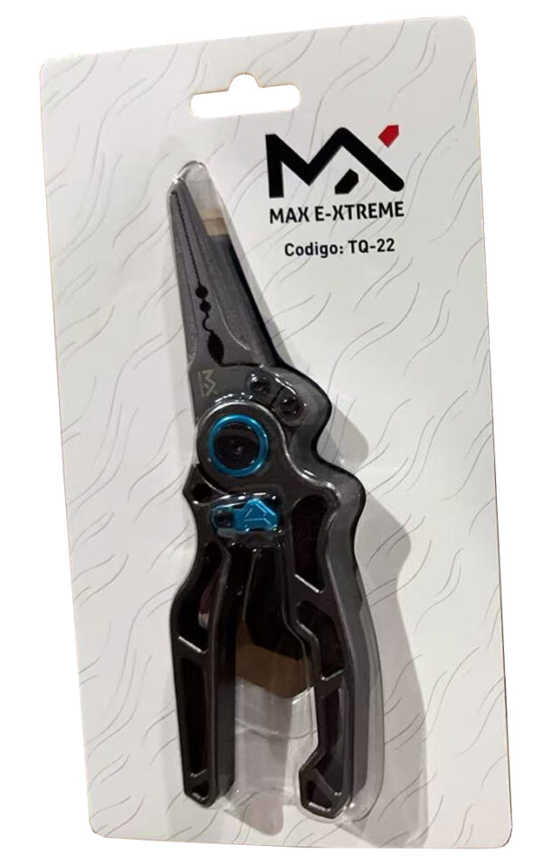 Pinza de pesca de aluminio alta resistencia con soporte de plástico para cintura (TQ-22)