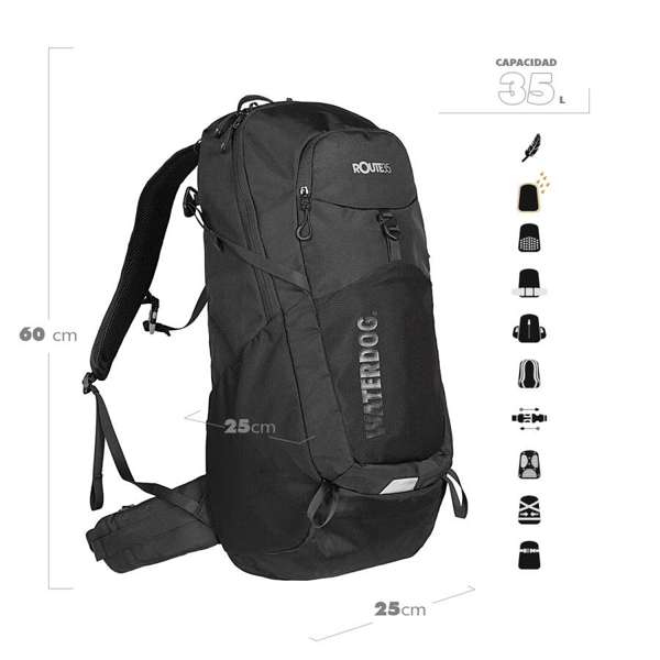 Mochila trekking Waterdog 35L (Route35)