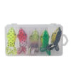 Caja con 5 señuelos artificiales tipo rana Waterdog - 6,5 cm 18 g (RANABOX6518)