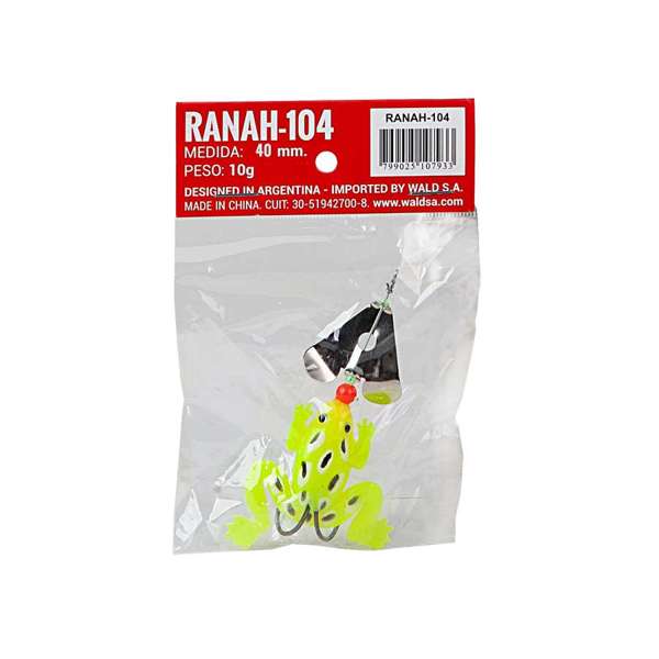 Señuelo artificial tipo rana con hélice Waterdog - 4 cm 10 g (RANAH100_NSP)