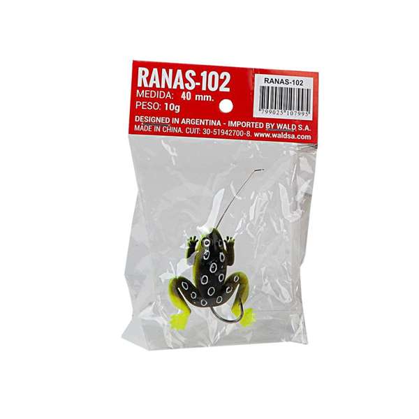 Señuelo artificial tipo rana Waterdog - 4 cm 10 g (RANAS100_NSP)