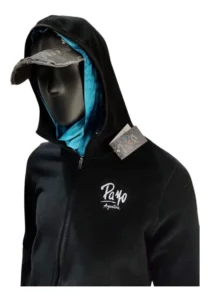Campera Doble Polar Payo (Negra)