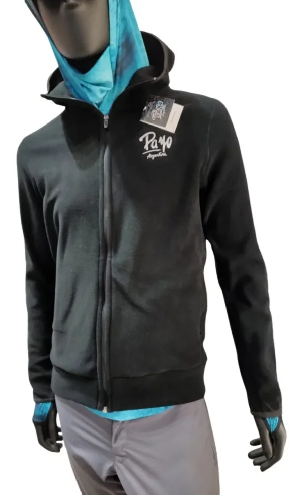 Campera Doble Polar Payo (Negra)