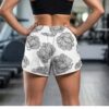 12 short Fitness Mujer Estampado (1303)