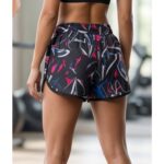 15 short Fitness Mujer Estampado (1303)