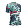 Remera Manga Corta Mujer Payo Paddle Camuflado Azul