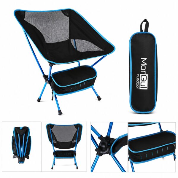Silla plegable de aluminio, desarmable, sporta 90kg (SCH-10) Ingreso estimado 1/09