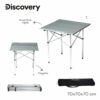 17891 (2) Mesa de camping plegable Discovery (17891)