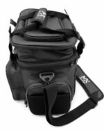 Bolso de pesca estanco con divisiones y fuelle negro (BOL-50 P)