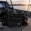 Bolso de pesca estanco con divisiones y fuelle negro (BOL-50 P)