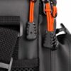 Bolso de pesca estanco con divisiones y fuelle negro (BOL-50 P)