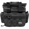 Bolso de pesca estanco con divisiones y fuelle negro (BOL-50 P)