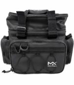 Bolso de pesca estanco con divisiones y fuelle negro (BOL-50 P)