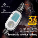 Linterna frontal LED recargable con sensor (LDC-4-0)