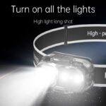 Linterna frontal LED recargable con sensor (LDC-4-2)