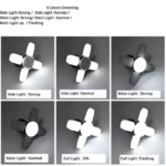 Lámpara LED plegable camping (LIN-620)
