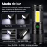 Linterna de mango LED 1000 lúmenes (TORCH-20)