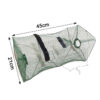 Trampa para mojarras plegable 2 bocas color verde (TRA-11-00)
