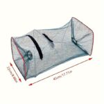 Trampa para mojarras plegable 2 bocas color verde (TRA-11-00)