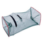Trampa para mojarras plegable 2 bocas color verde (TRA-11-00)